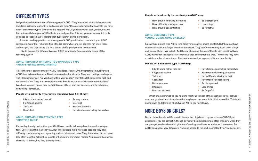 Thriving with ADHD Workbook for Kids: 60 Fun Activities to Help Children Self-Regulate, Focus, and Succeed