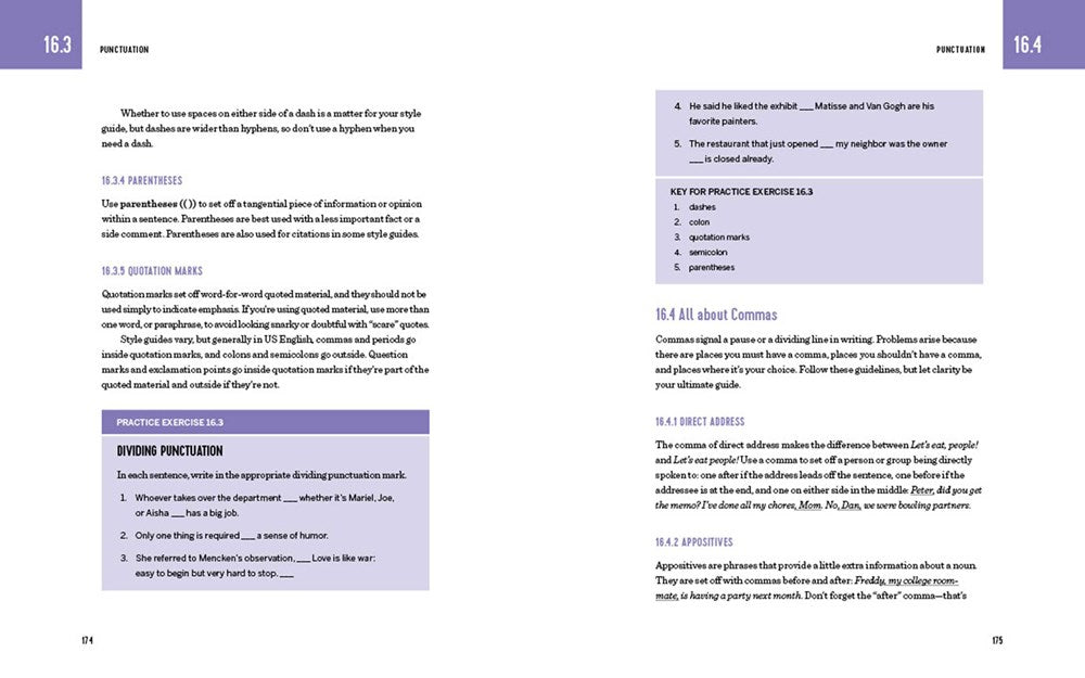 The English Grammar Workbook for Grades 6, 7, and 8: 125+ Simple Exercises to Improve Grammar, Punctuation, and Word Usage