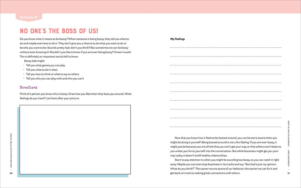 Social Skills Activities for Kids: 50 Fun Exercises for Making Friends, Talking and Listening, and Understanding Social Rules