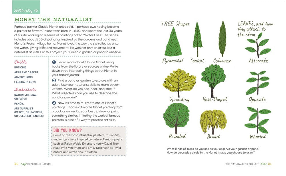 Exploring Nature Activity Book for Kids