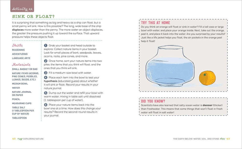 Exploring Nature Activity Book for Kids