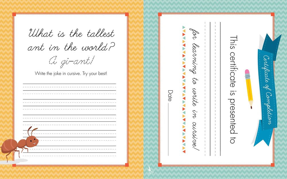 The Complete Cursive Handwriting Workbook for Kids