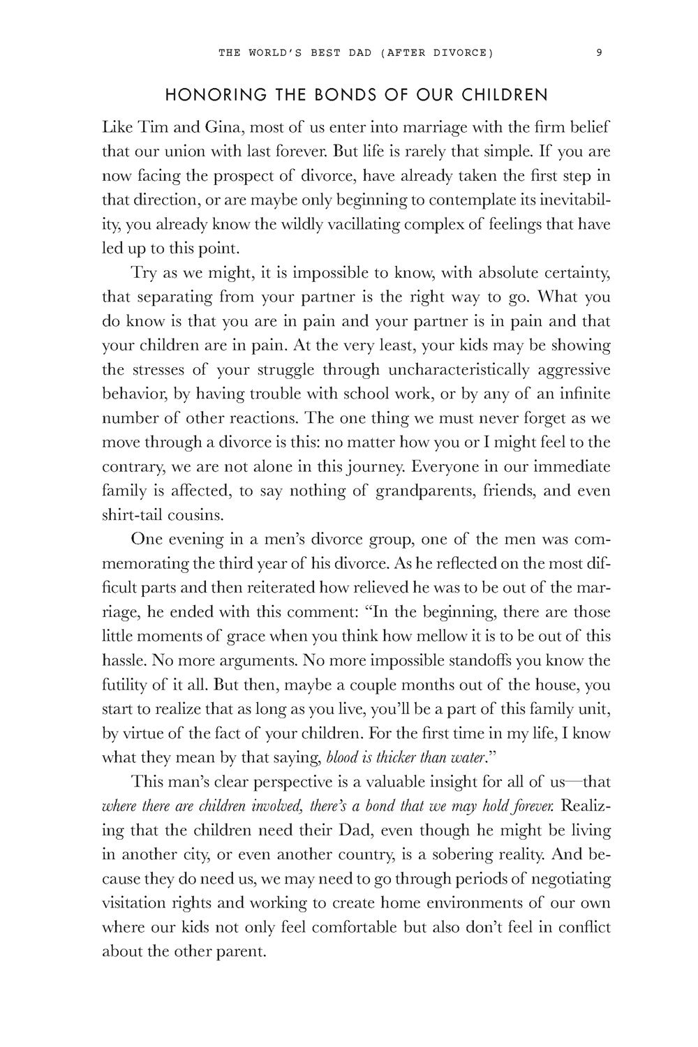 The World's Best Dad During and After Divorce