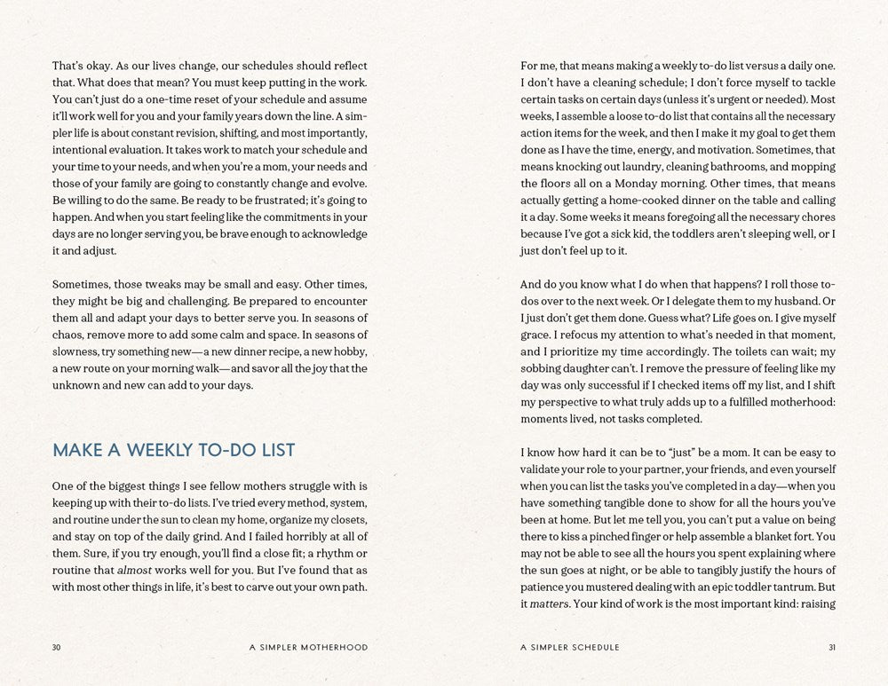 A Simpler Motherhood