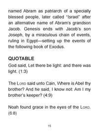 Know Your Bible Large Print Edition