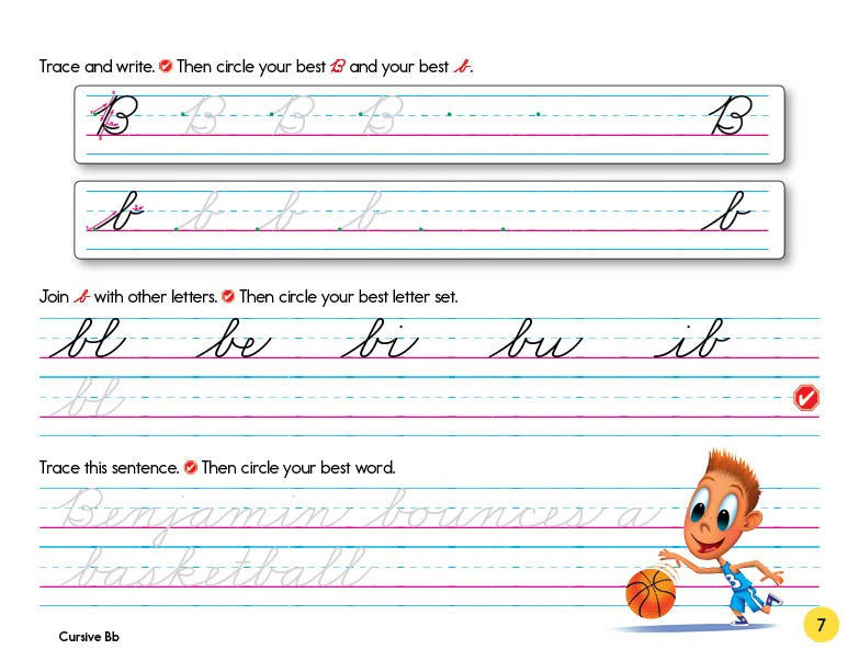 Write-On Wipe-Off Let's Write Cursive