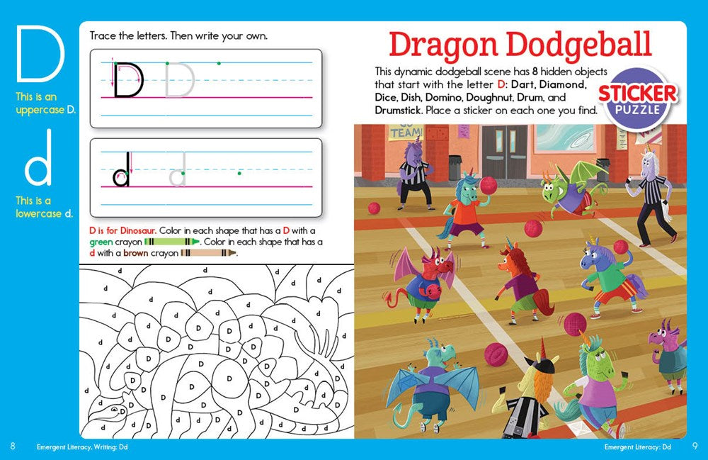 ABC Hidden Pictures Sticker Learning Fun