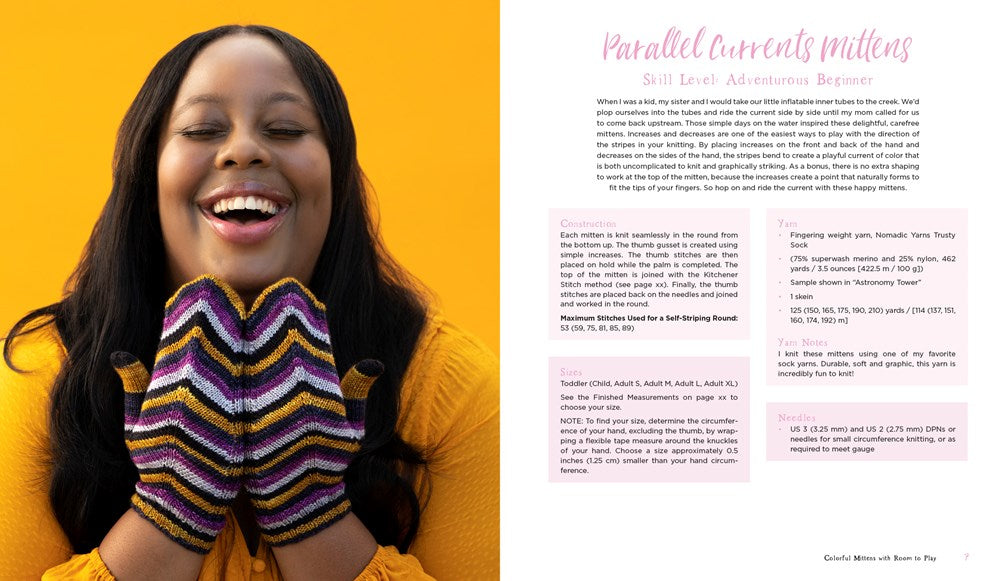 Knit Happy with Self-Striping Yarn