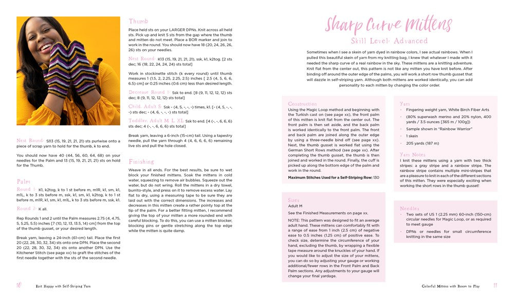 Knit Happy with Self-Striping Yarn