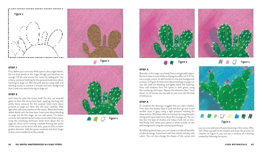 Oil Pastel Masterpieces in 4 Easy Steps