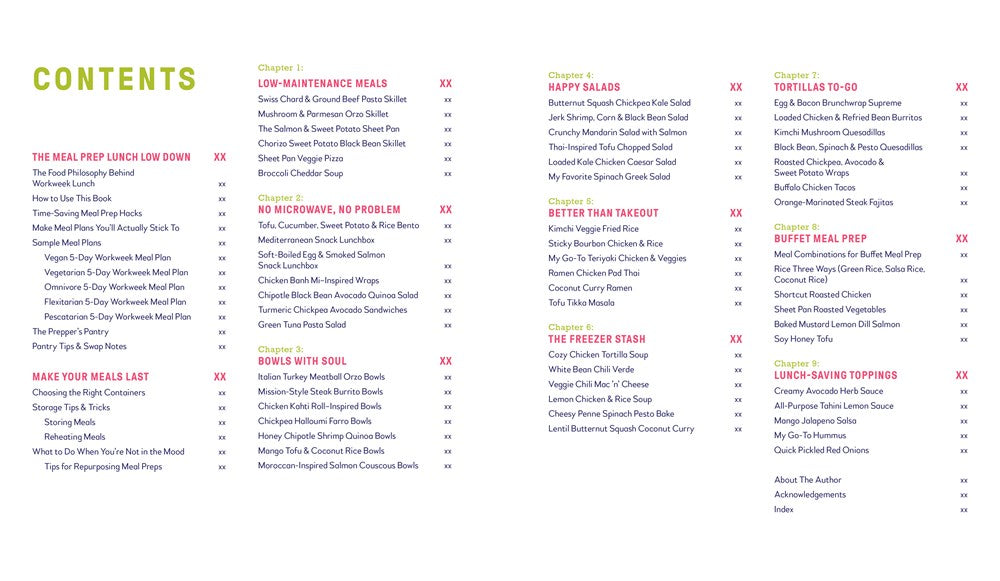 The Workweek Lunch Cookbook