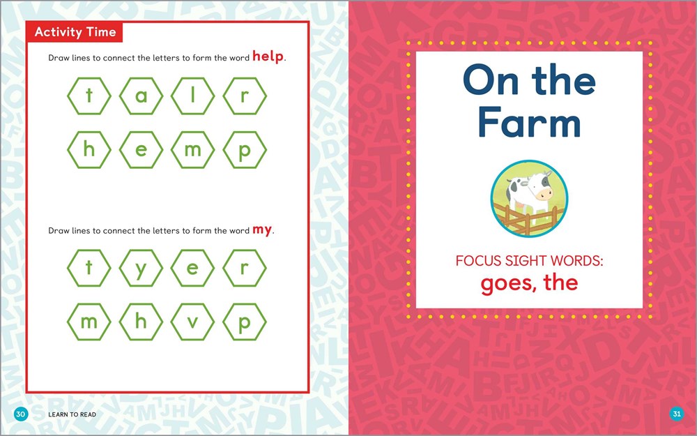 Learn to Read: Sight Words Storybook