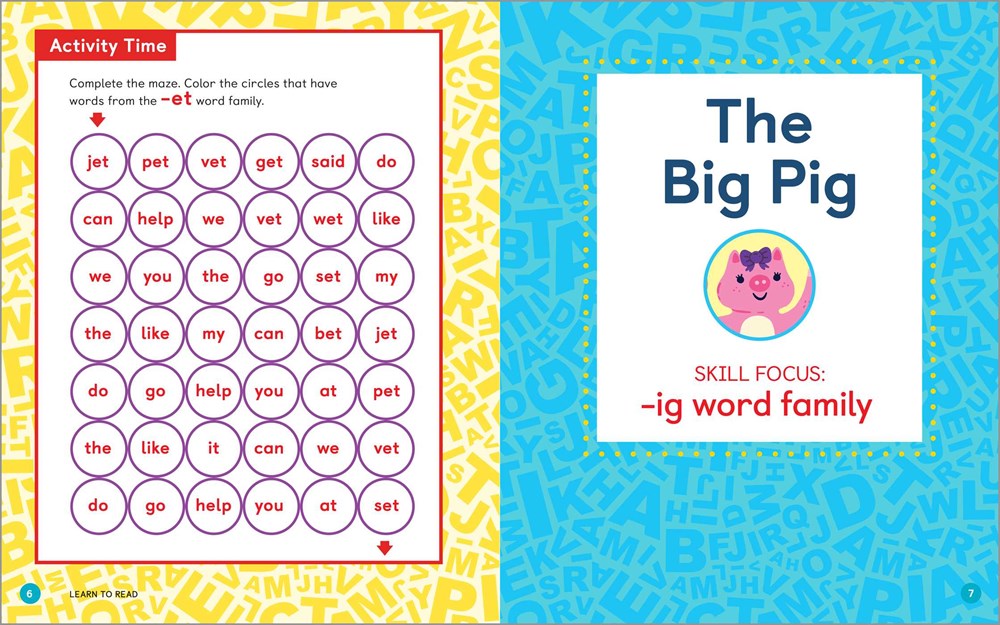 Learn to Read: Phonics Storybook