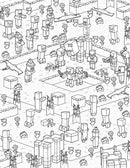 The Official Minecraft Coloring Book: Create, Explore, Relax! : Colorful Storytelling for Advanced Artists