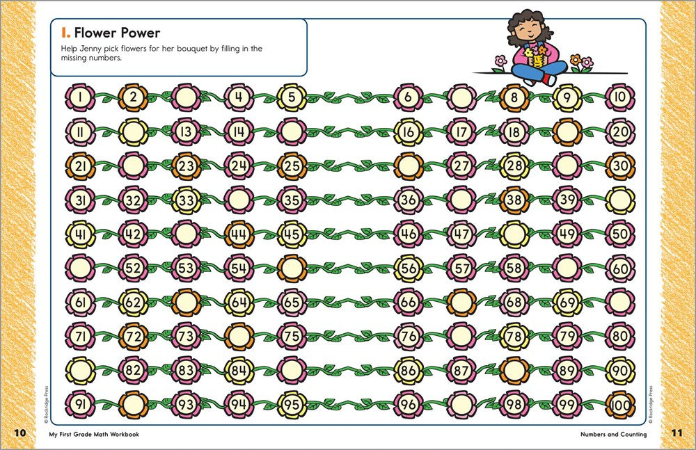 My First Grade Math Workbook: 101 Games & Activities to Support First Grade Math Skills