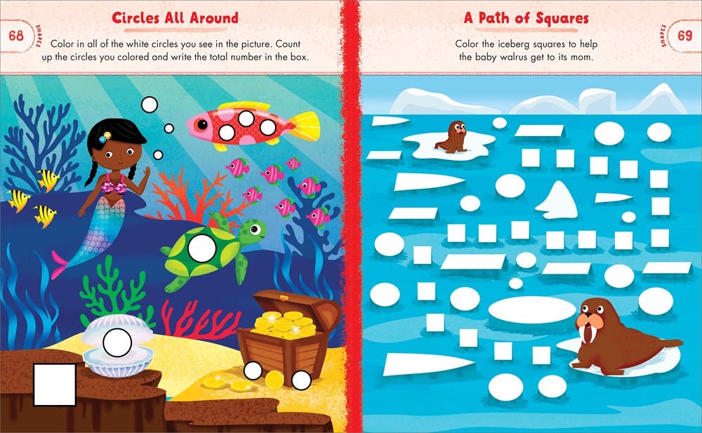 Ocean Animals Preschool Activity Book