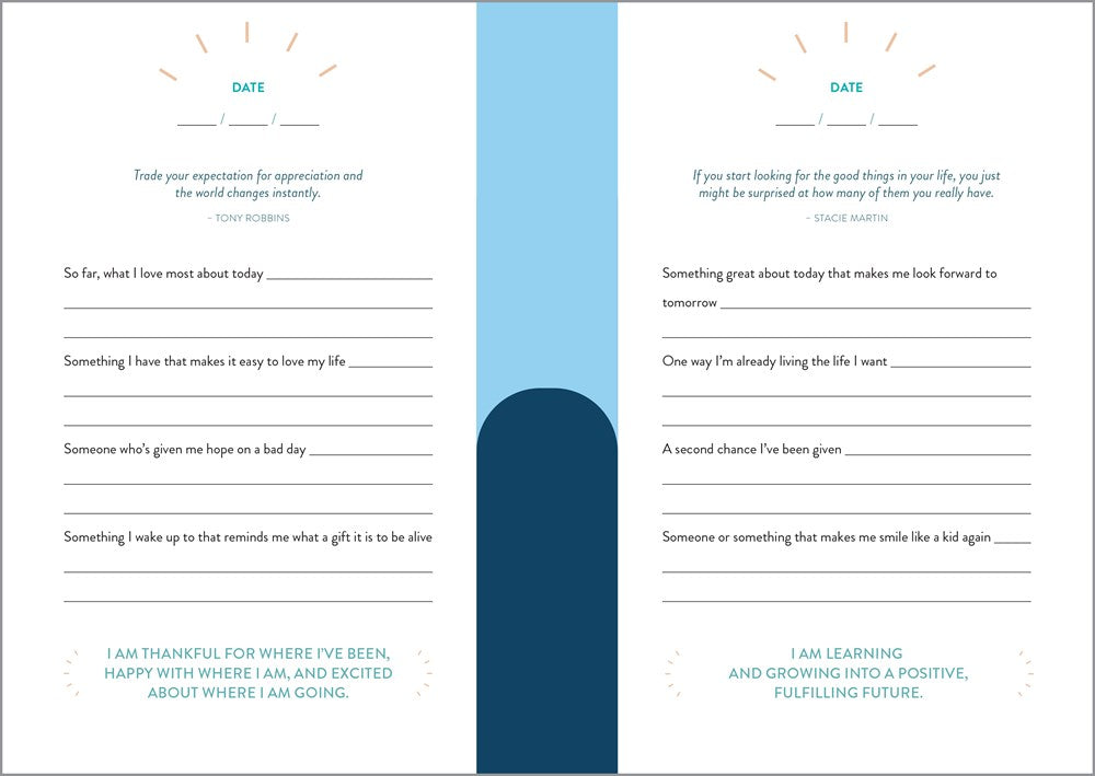 The 5-Minute Gratitude Journal: Give Thanks, Practice Positivity, Find Joy