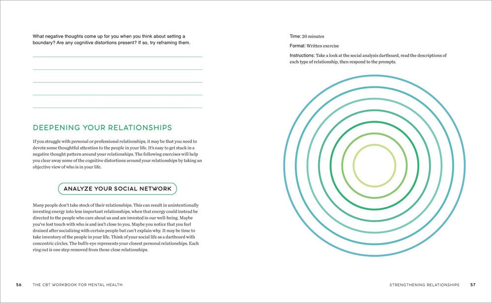 The CBT Workbook for Mental Health: Evidence-Based Exercises to Transform Negative Thoughts and Manage Your Well-Being