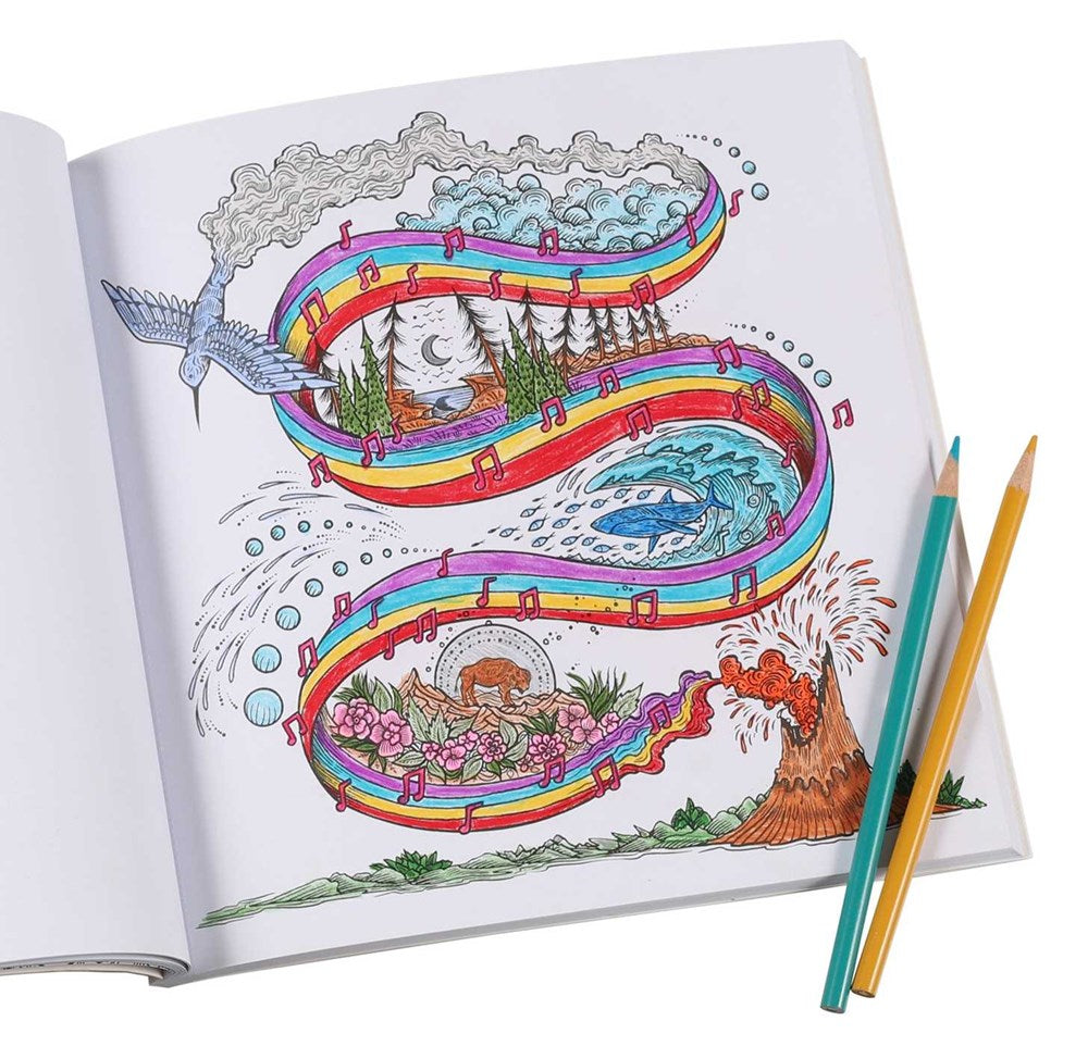 Enchanted Earth Coloring: A Coloring Journey