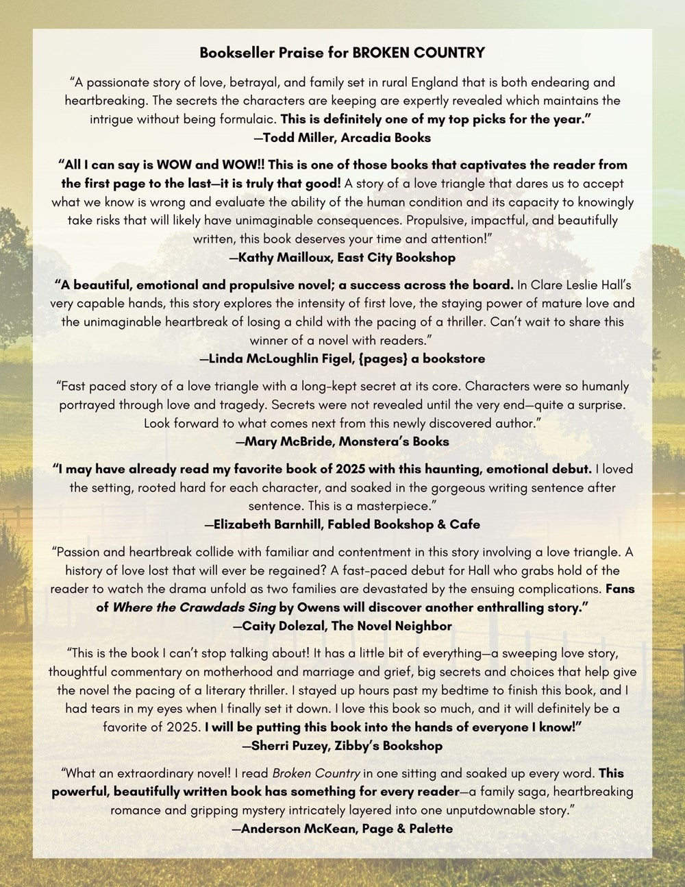 Broken Country (Reese's Book Club)