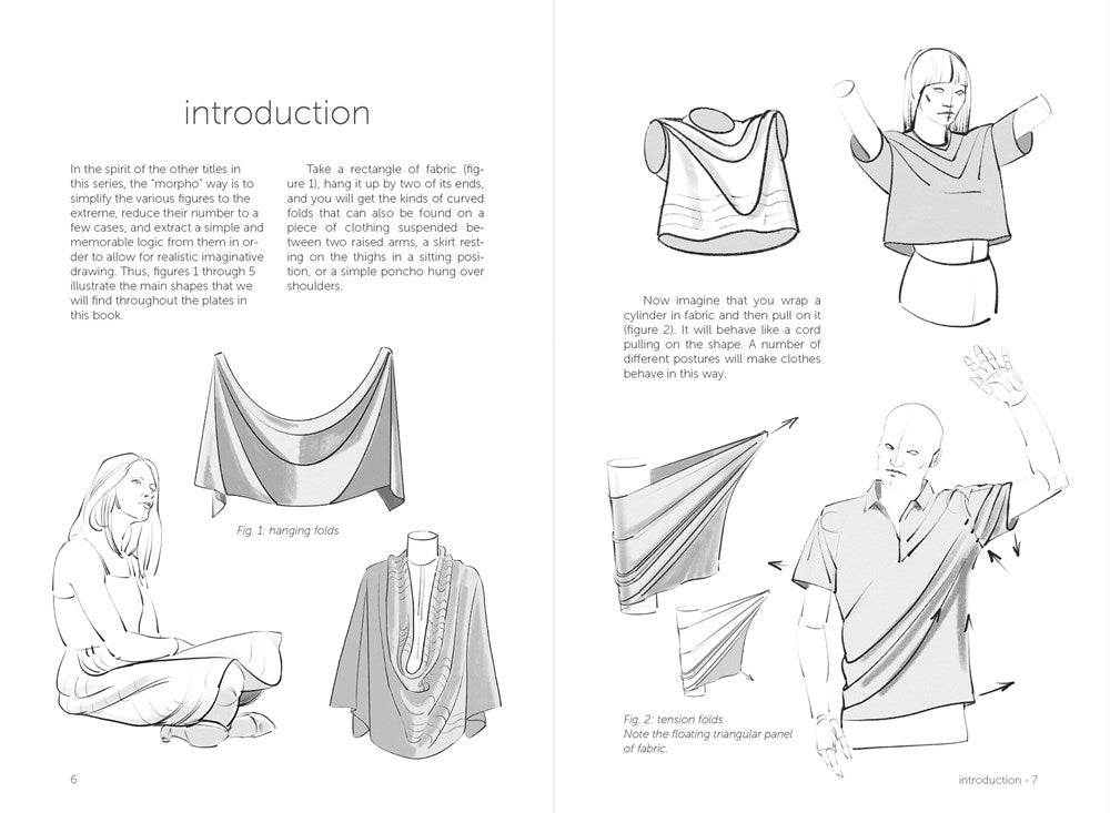 Morpho: Clothing Folds and Creases: Anatomy for Artists (Morpho Anatomy for Artists, 8)