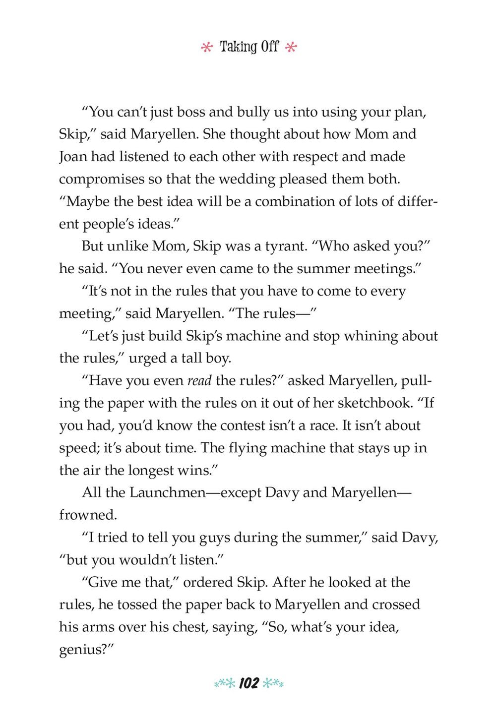 Maryellen: Taking Off