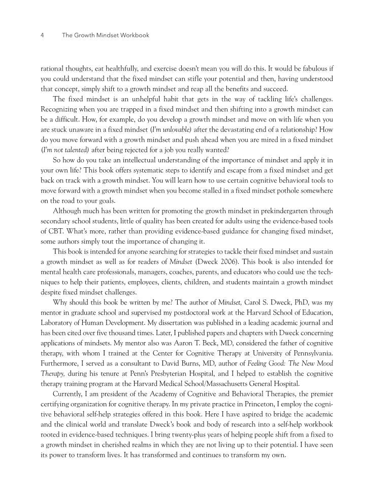 The Growth Mindset Workbook