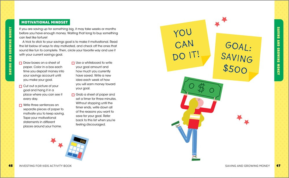 Investing for Kids Activity Book: 65 Activities about Saving, Investing, and Growing Your Money