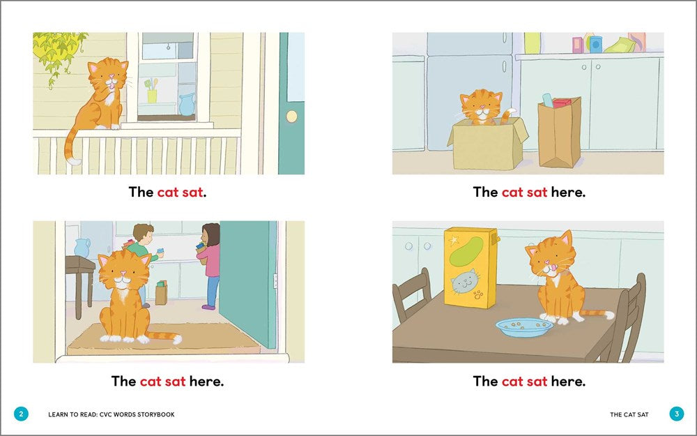 Learn to Read: CVC Words Storybook