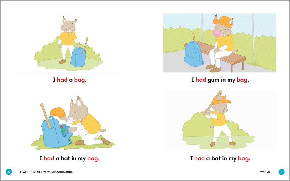 Learn to Read: CVC Words Storybook