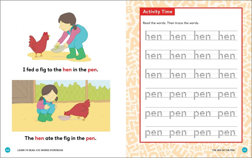 Learn to Read: CVC Words Storybook