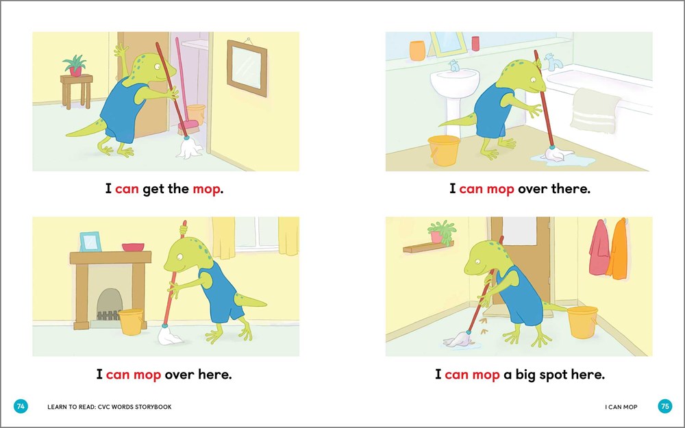 Learn to Read: CVC Words Storybook