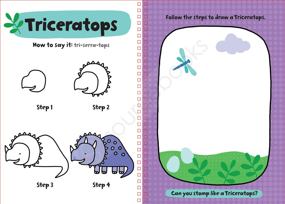 My First Learn-To-Draw: Dinosaurs