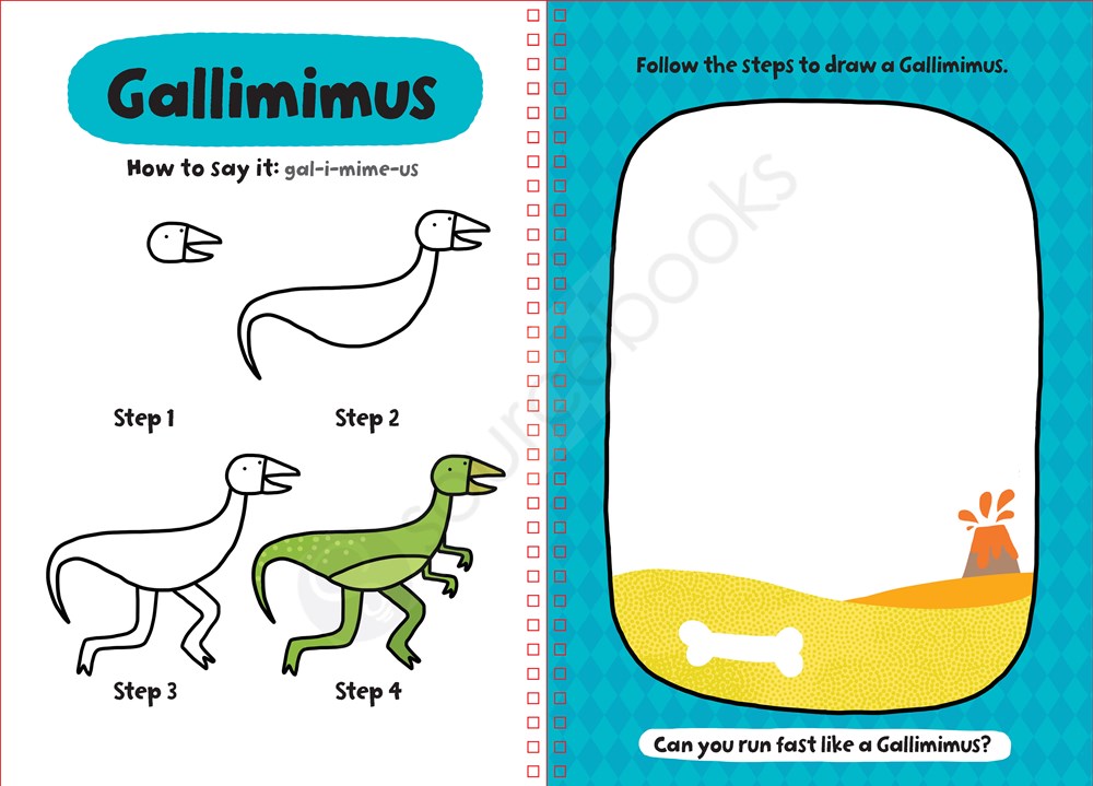 My First Learn-To-Draw: Dinosaurs