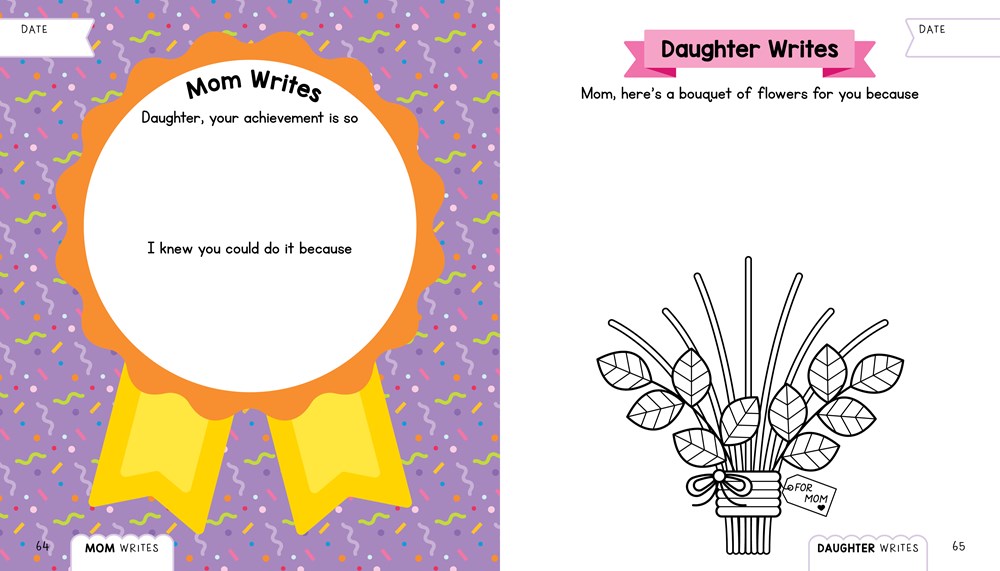 My First Mom and Daughter Journal: An activity book for girls and moms together