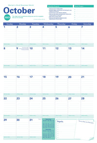 2024 Amy Knapp's Big Grid Family Organizer Wall Calendar