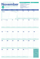 2024 Amy Knapp's Big Grid Family Organizer Wall Calendar