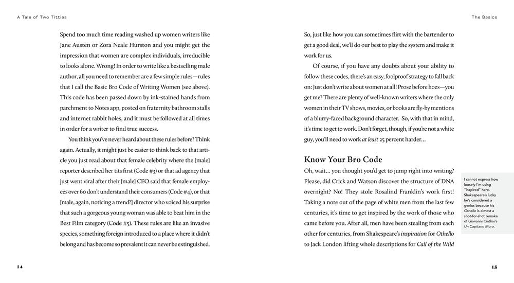 A Tale of Two Titties: A Writer's Guide to Conquering the Most Sexist Tropes in Literary History