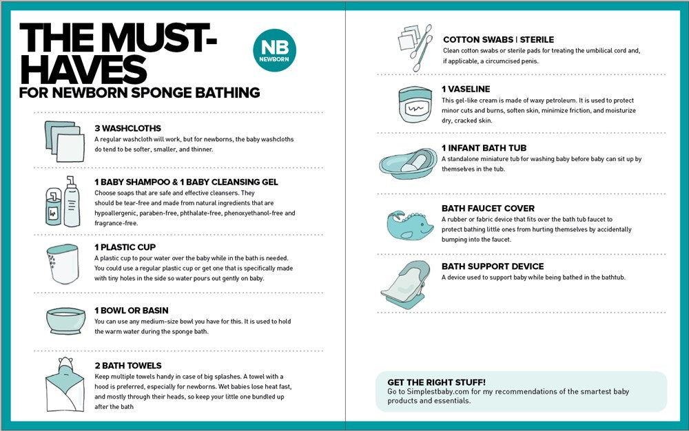 The Simplest Baby Book in the World: The Illustrated, Grab-and-Do Guide for a Healthy, Happy Baby