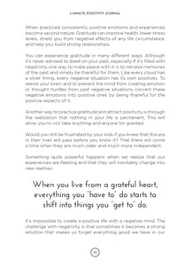 3 Minute Positivity Journal: Boost Your Mood. Train Your Mind. Change Your Life.