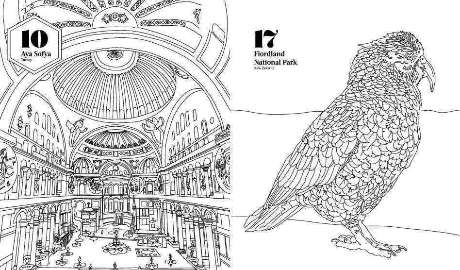 Lonely Planet Ultimate Travel Coloring Book