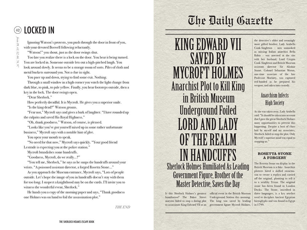 Sherlock Holmes Escape Book: Adventure of the British Museum