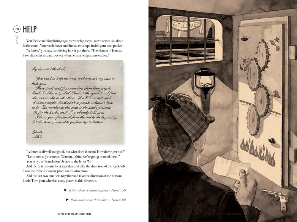 Sherlock Holmes Escape Book: Adventure of the British Museum