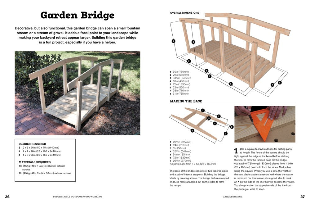 Super Simple Outdoor Woodworking