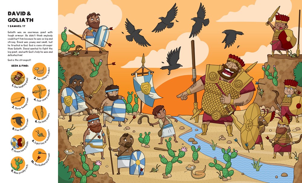 Seek and Find: Old Testament Bible Stories : With over 450 things to find and count!