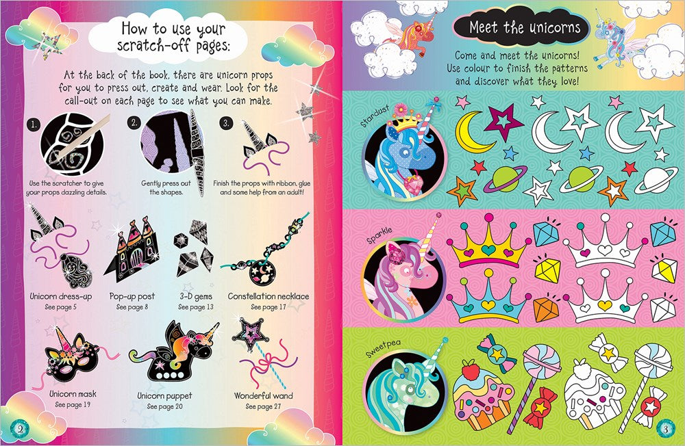 Unicorns Activity Book