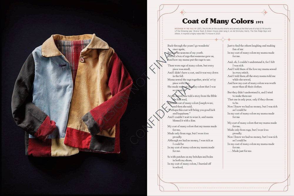 Dolly Parton, Songteller: My Life in Lyrics