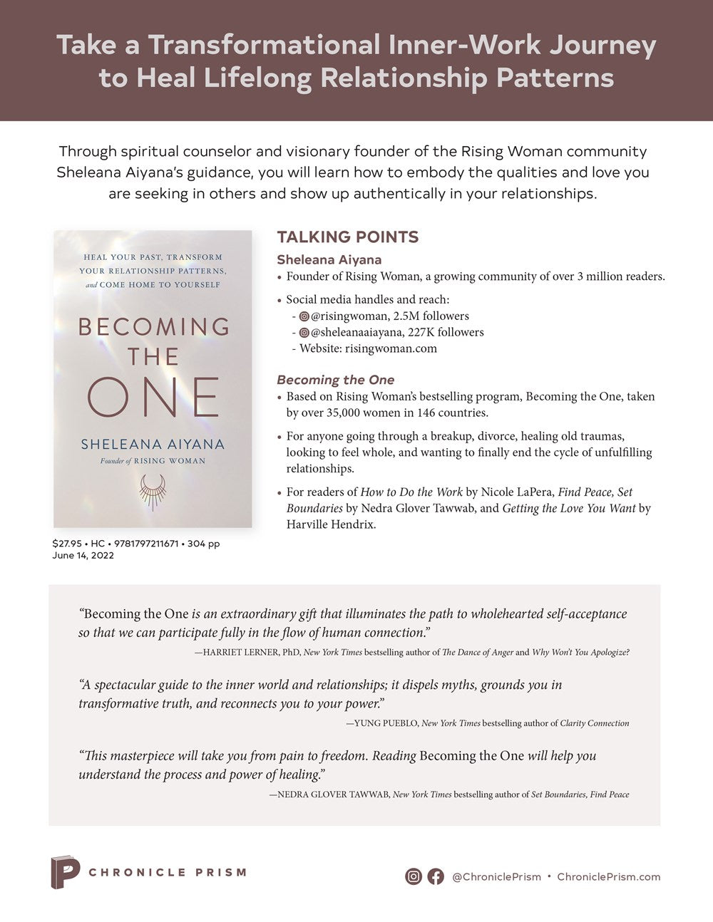 Becoming the One: Heal Your Past, Transform Your Relationship Patterns, and Come Home to Yourself