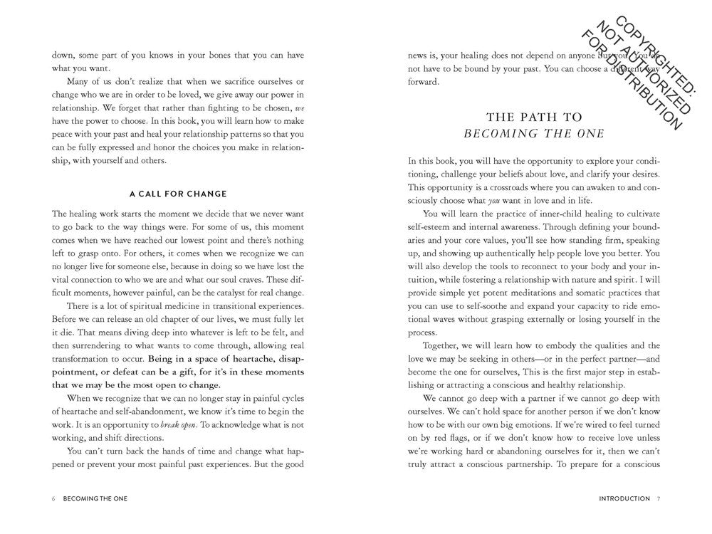 Becoming the One: Heal Your Past, Transform Your Relationship Patterns, and Come Home to Yourself