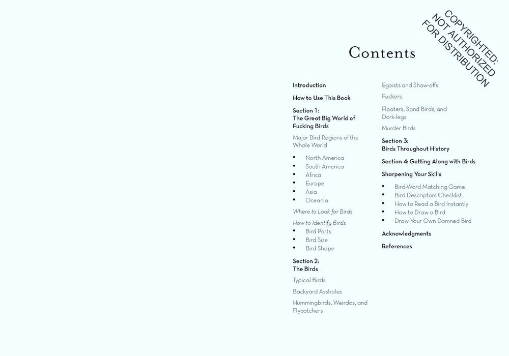 The Field Guide to Dumb Birds of the Whole Stupid World